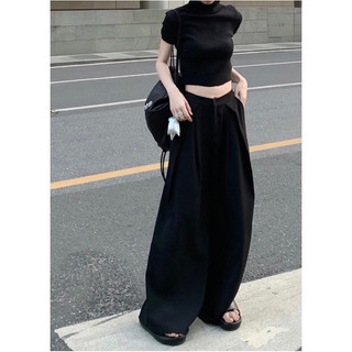Hàng QCCC - Quần ống rộng xếp ly phong cách ulzzang Thanh Lịch Hợp Thời Trang Cho Nữ Mã 0102 Hivaxin
