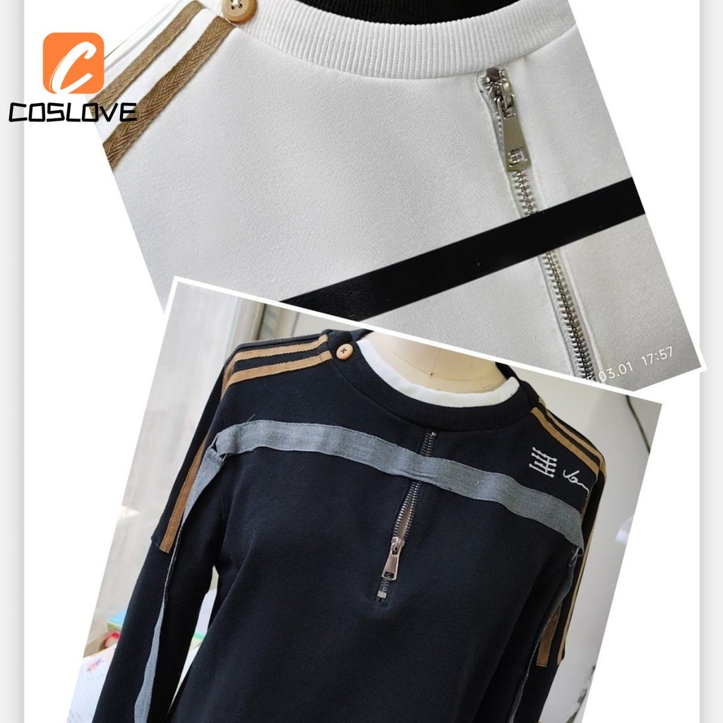 Tình Yêu Và Deepspace Caleb Cosplay Quần Áo Mùa Xuân Hàng Ngày Top Quần Áo Áo Trắng Anime Trò Chơi Cosplay Phục Hồi Hoàn Hảo