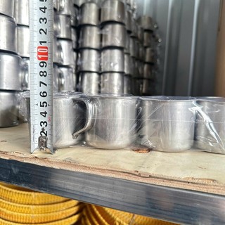 5c Cốc inox có quai cầm, chống rỉ - Cốc inox, Ca inox mini 6.5cm - Phương Trang