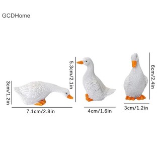 Gcdhome 3 Vịt Trắng Dễ Thương Thủy Canh Chậu Sen Nhựa Retro Điêu Khắc Tượng Ngoài Trời Cho Văn Phòng Tại Nhà Sân Vườn Bàn Làm Việc Trang Trí Nóng