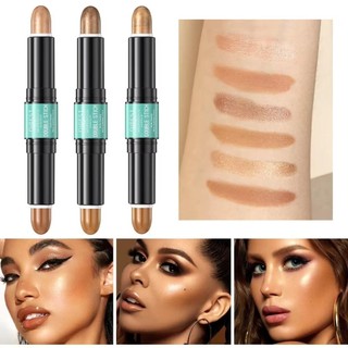 Que tạo đường viền AFTEROF Highlighter, Bút che khuyết điểm 2 trong 1 chống thấm nước, Bút che khuyết điểm hai đầu lâu trôi dành cho nữ