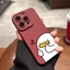 Dành Cho iQOO 15 13 Z10 Turbo Pro Plus Lite Z10X Neo10 Pro Plus 5G 4G Ốp Điện Thoại Ngộ nghĩnh Dấu Vịt Hoạt Hình Dễ Thương Mờ Đen Trắng Vỏ Mềm Đơn Giản