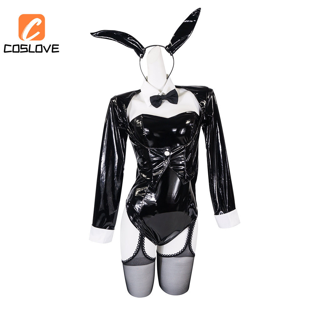Anime Darling Marin Kitagawa Bunny Girl Cosplay Trọn Bộ Trang Phục Phù Hợp Với Người Phụ Nữ Màu Đen Áo liền quần Cô Gái Dễ Thương Đầm Dự Tiệc Trang Phục Đồng Phục