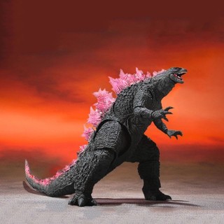 Phong cách mới 2024 Godzilla Pink Hình vs King Kong Empire Rise Godzilla Dinosaur Đồ chơi di chuyển được