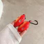 Anime style Flame headphone case cho AirPods 4/Pro/Pro 2/2 Gen, Ponyo