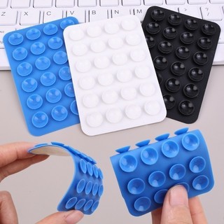 Cốc hút silicon Tấm lót chống trượt hạng nặng 10KG cho ô tô / văn phòng / xe đạp giao hàng, Thảm chống trượt đường kính 10mm cho điện thoại / VR / Power Bank, 3 màu