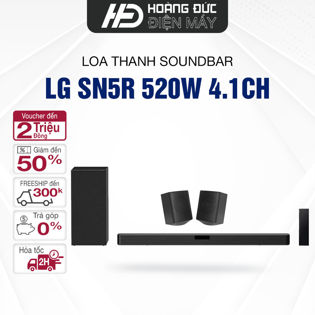 Loa thanh soundbar LG SN5R 4.1CH 520W Và LG S60TR 440W 5.1CH hàng ...