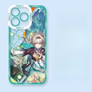 Honkai Star Rail Firefly Vỏ Cho Iphone 11 12 13 14 15 Pro Max 6 6S 7 8 Plus 7Plus 12 Mini XS Max XR SE 2022 Vỏ Điện Thoại Mềm Trong Suốt TPU Silicon Vỏ Họa Tiết Chống Sốc