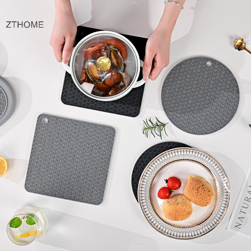 Zthome Silicone Cảm Ứng Nấu Thảm Chống Cháy Bảo Vệ Tấm Nướng Cảm Ứng Bảo Vệ Phụ Kiện Nhà Bếp HOT