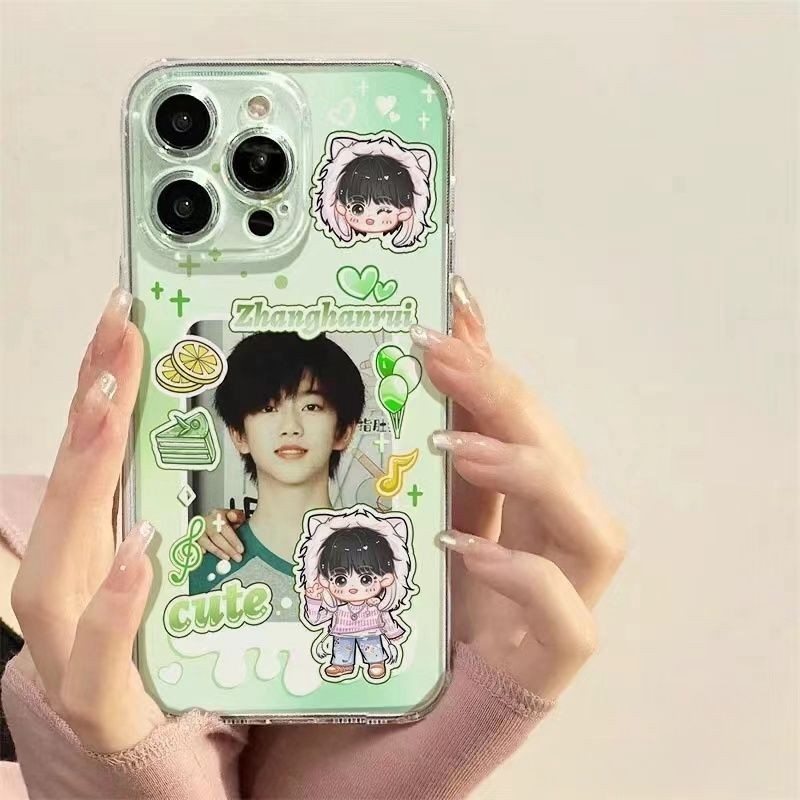 ✨Sản PHẨM MỚI✨ Ốp Điện Thoại Photocard Zhang Hanrui Cho IPhone 13 12 11 14 15 Pro Max Mini XR XS Plus ✨Sản PHẨM MỚI✨