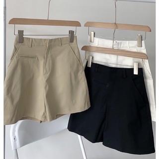 Quần Sooc Nữ KaKi Lưng Cao Hai túi kiểu short đùi Ulzzang Phong Cách Hàn Quốc trẻ trung Siêu Đẹp Có size từ 35-75Kg