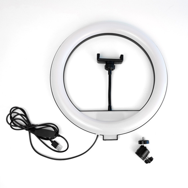 Đèn Livestream 36cm, Bộ Đèn Livestream có kẹp điện thoại - Điều chỉnh ánh sáng dùng cho livestream, trang điểm