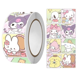Cuộn 500 Sticker - Hoạt Hình Ngộ Nghĩnh, Quà Tặng, Chúc Mừng Sinh Nhật, Anime [Link2]