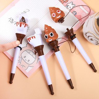 [Mực Đen] Bút Bi Bồn Cầu, S.hit Giài Trí Ngòi 0,5mm Mực Đen, Bút Bi Mực Gel, Bút Bi Văn Phòng