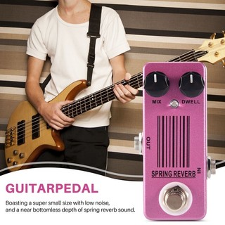 Mp-51 Spring Reverb Mini Single Guitar Effect Pedal True Bypass Phụ tùng & Phụ kiện đàn Guitar