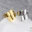 Nhẫn khăn ăn DELMER, Giá đỡ khăn ăn mạ vàng bằng kim loại hợp kim, Hộ gia đình Vàng / Bạc Hình dạng chéo không đều Nhẫn cưới Nhà hàng