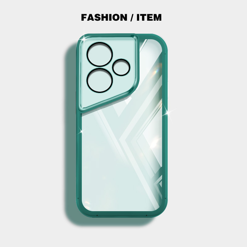 Ốp điện thoại trong suốt màu siêu mỏng YBD cho Infinix ITEL A70 A80 A665L Hot 30i Hot 30 Play NFC X669 X669C X669D X6735B X6831 X6832 Vỏ silicon mềm trong suốt thời trang nữ tính