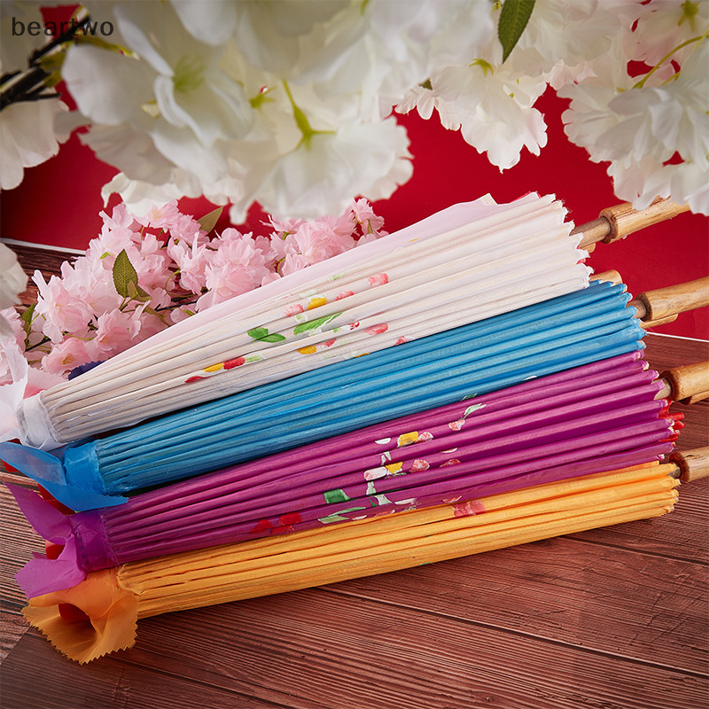 < Beartwo > Ô Trong Suốt Vải Lụa Nữ Khiêu Vũ Cổ Điển Ô Giấy Dầu Đẹp