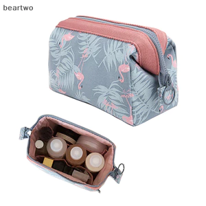 < Beartwo > Túi trang điểm du lịch nữ Flamingo Túi đựng mỹ phẩm trang điểm Beauty Wash Organizer Đẹp