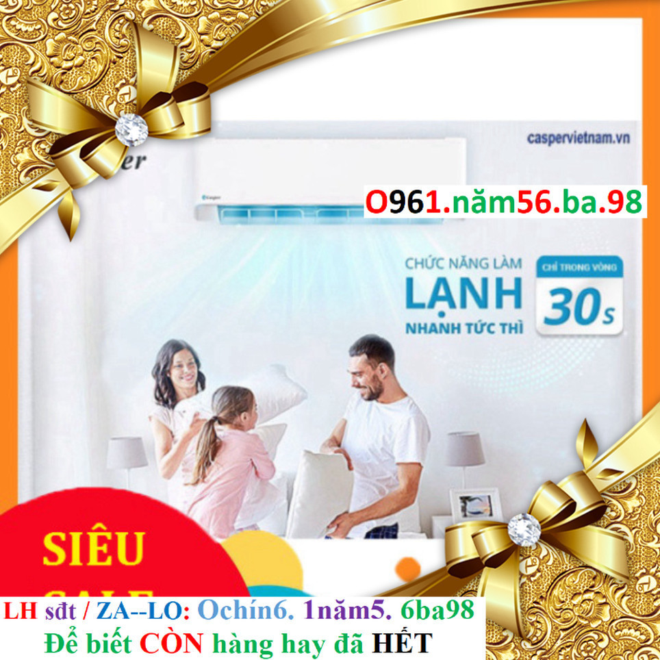 Tổng kho Điều hòa Casper Inverter 1 chiều, 2D 9000BTU | 12000BTU ...
