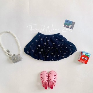 CV7-Chân váy bí nơ cho bé gái Size từ 8-35Kg