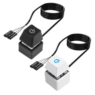 Vỏ máy tính QUIM Cáp mở rộng nút nguồn có đèn báo 1 8M 5 Dây 9ft
