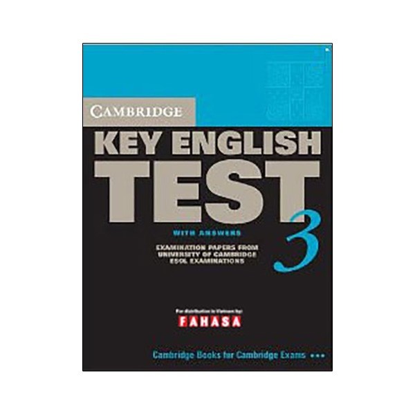Sách - Cambridge Key English Test 3 with Answers FAHASA Reprint Edition ...