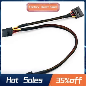 Nhỏ 6P Sang Bộ Chia 15P SATA Dây Cáp Nguồn Cho DELL Vostro 3650 3653 3655 Máy Tính Để Bàn HDD SSD Cáp Nguồn