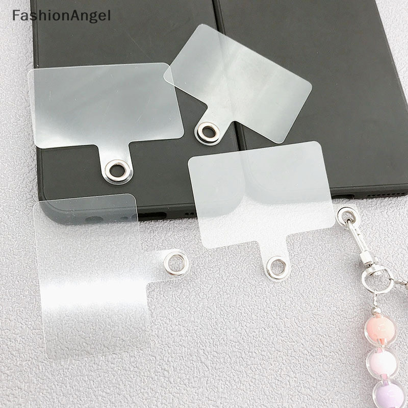 FashionAngel 5 Chiếc Điện Thoại Di Động Dây Miếng Dán Nam Chống Mất Thẻ Cố Định Kết Nối Mặt Dây Chuyền Không Dây Lỗ Trong Suốt Kẹp TH