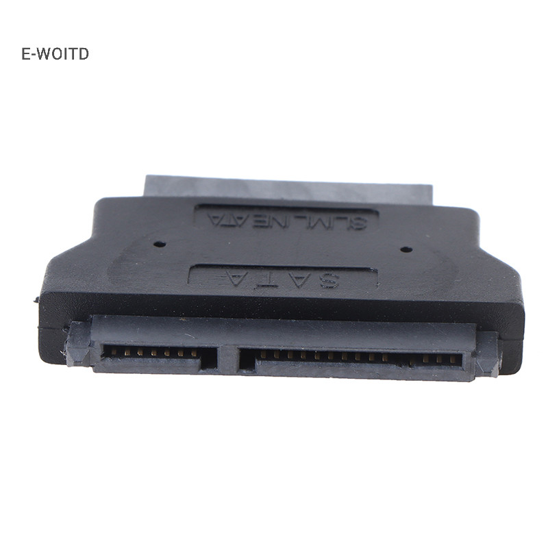 E-woitd SATA 22Pin sang 13Pin Slimline SATA Adapter 7 + 15 Serial Nữ sang 7 + 6 Nam HNVN