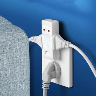Ổ cắm điện COZYNEST EU, ổ cắm tường bộ chuyển đổi phích cắm xoay 180 độ, an toàn chất lượng cao