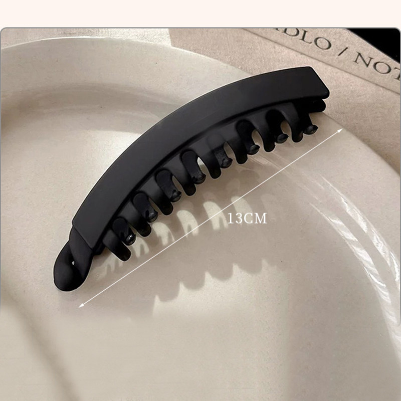 【 Yunyuan 】 Kẹp Tóc Một Dòng Retro Hàn Quốc Mới Cho Nữ Có Lưng Đầu, Kẹp Ngang Cố Định Cho Kẹp Chuối Cho Thẻ Tóc