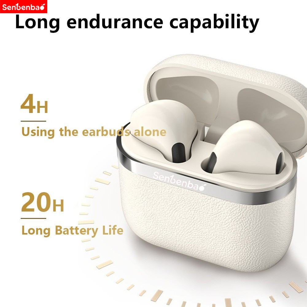 SenBenBao S17 Tai nghe Bluetooth không dây, chống nước IPX7, điều khiển cảm ứng, có hộp sạc