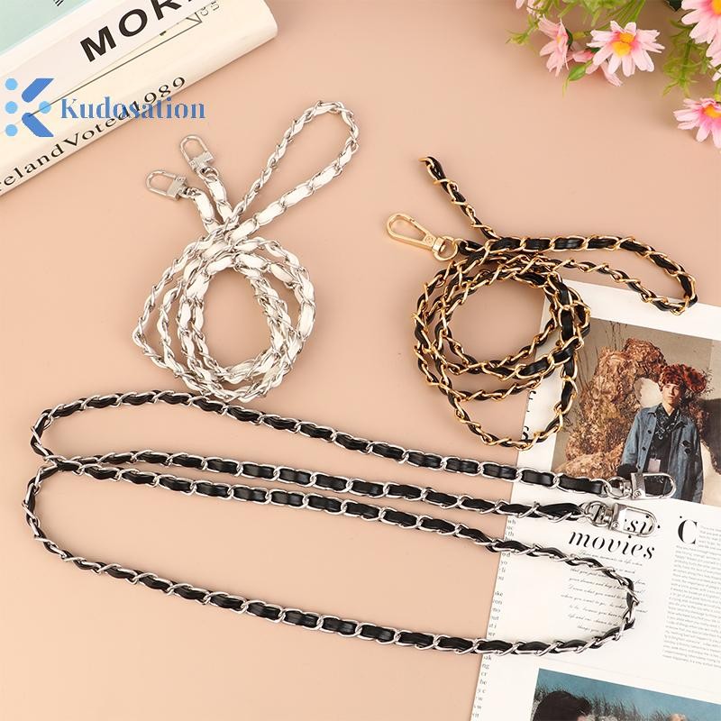 Kudosation 120cm Ví Dây Xích Đeo Ngang Túi Xách Dây Xích Thay Thế Da Túi Đeo Vai Dây Xích Diy Nữ Cô Gái Túi Một Phần Phụ Kiện