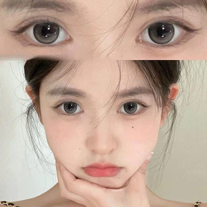 【0-6độ】lens cận lens xám tây lens đen kính áp tròng cận lens nâu lens xanh dương lá lens giãn tròng to14.0mm for girls 01