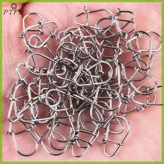 Ptfu 10 Chiếc Bầu Pin Micro Object Luya Pin 304 Chất Liệu Phụ Kiện Câu Cá Tăng Cường Mới