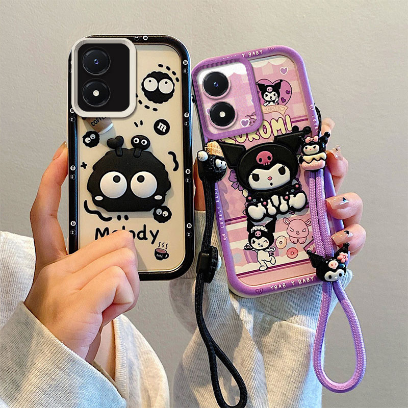 ốp lưng  vivo y02s Ốp điện thoại búp bê 3D dễ thương cho ốp lưng vivo y02s