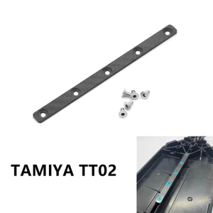 Khung Xe Bằng Sợi Carbon Tăng Cường Tấm Cho Tamiya TT02 TT-02 1 / 10 RC Xe Nâng Cấp Phần Phụ Kiện