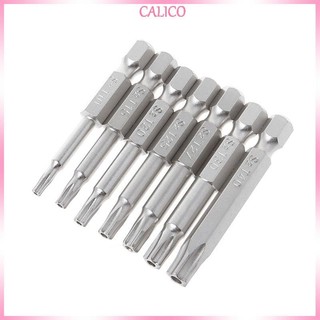 7Pcs Star Drill Bits Screwdriver Magnetic Shank Hand Tools Five-pointed Star Bor