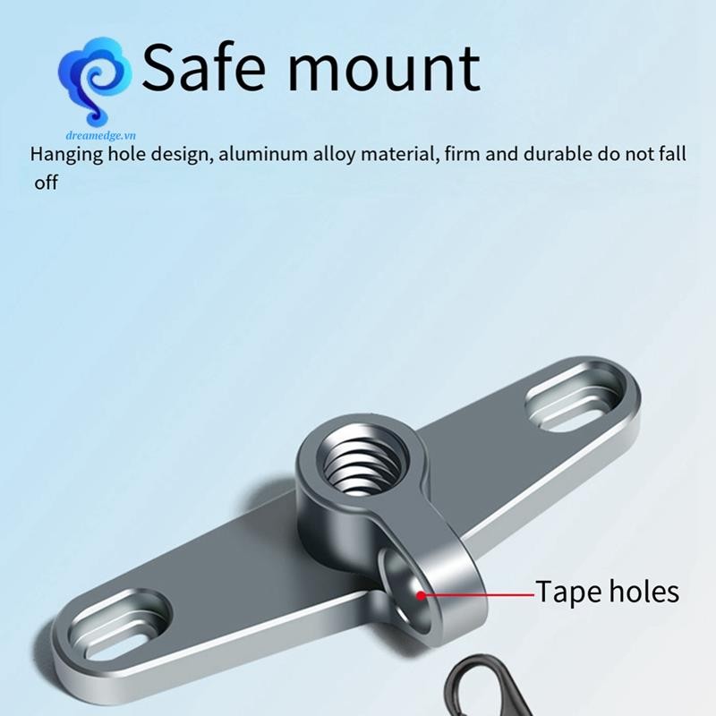 [Dreamedge] Dành cho / Điều khiển từ xa RC với bảng gắn màn hình Móc kim loại Giá đỡ khóa Phụ kiện máy bay không người lái