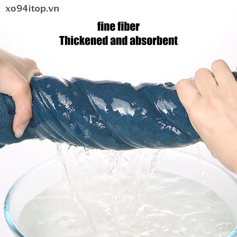 Xoitop Microfibre Khăn thấm hút cao cấp Đa năng cọc ngắn chi tiết ô tô Vải đánh bóng làm sạch ô tô Vải sấy VN