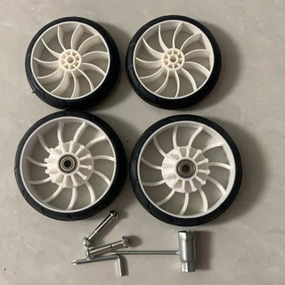 Phụ kiện xe đẩy Đi bộ cho bé Dụng cụ tiện dụng Xe đẩy em bé Phong cảnh cao có thể ngồi tựa xe đẩy Phụ kiện bánh xe phía trước phía sau / fgffy