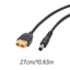 Cáp chuyển đổi WU DC5521 sang XT60 Nam XT60 Đầu nối sang DC5525 5521 5 5mm Dày