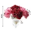 CATIYAHA Burnt Edge Hydrangea, 10 Màu Hoa Nhân Tạo Hoa Lụa, Tinh Tế DIY Trang Trí Hoa Giả Trang Trí Nhà