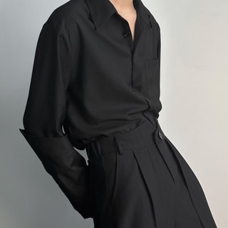 Rãnh Nam Màu Trơn Culottes Mới Thu Đông Nhật Bản Retro Rời Tất Cả Trận Đấu Quần