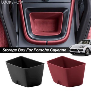 Lookshow Silicone Xe Điều Khiển Trung Tâm Người Tổ Chức Hộp Bảo Quản Phụ Kiện Sửa Đổi Cho Porsche Cayenne 2024 2025 C6V2