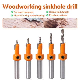 Mũi Khoan Âm Vít Gỗ Đa Năng - Mũi Khoan Mồi Âm Vít 2 Tầng, Đầu Lỗ 3mm đến 8mm