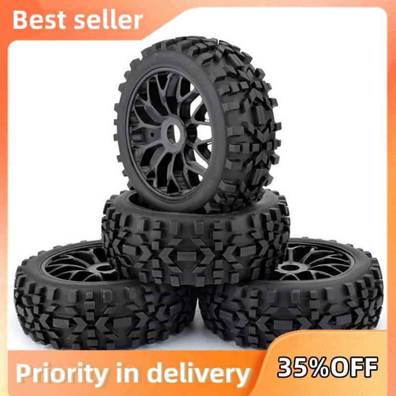 4 118Mm 1 / 8 RC Lốp Xe Địa Hình Bánh Xe 17Mm Lục Giác Cho ARRMA Redcat ...