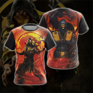 Mortal Kombat Áo Thun Chiến Đấu Trò Chơi 3D In Dạo Phố Nam Nữ Quá Khổ Tay Ngắn Áo Trẻ Em Tee Áo Quần Áo