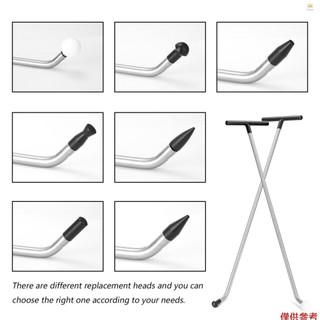 Hgv Dent Removal Rod Crowbars Thân xe Paintless Dent Repair Tool Kit với nhiều đầu thay thế cho vết lõm Loại bỏ hư tổn mưa đá